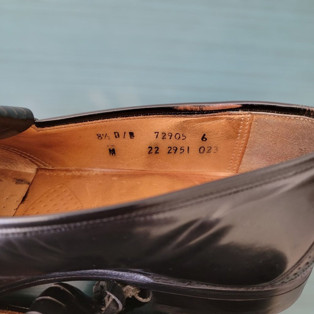 Johnston & Murphy Men's 8.5M Loafers Tassels Shoes Black Size 8.5 M - Picture 8 of 10